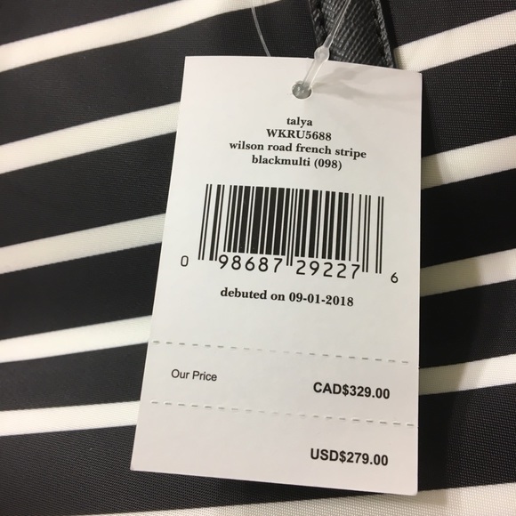 ❌SOLD❌ Kate Spade Talya Wilson Road French Stripe - Picture 7 of 8